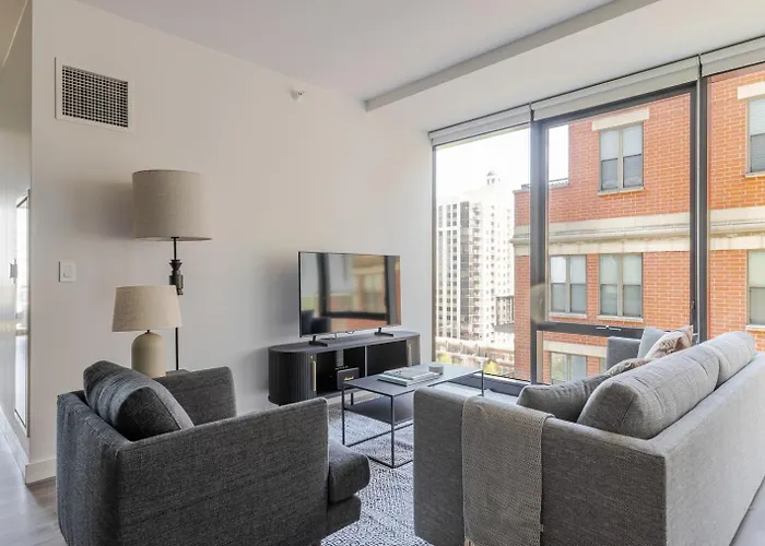 Appartement Blueground Station Pool Nr Grant Park Chi-1243